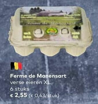 Bio Planet Ferme de manensart verse eierén xl aanbieding