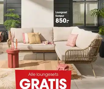 Kwantum Loungeset Kampur aanbieding