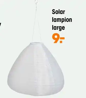 Kwantum Solar lampion large aanbieding
