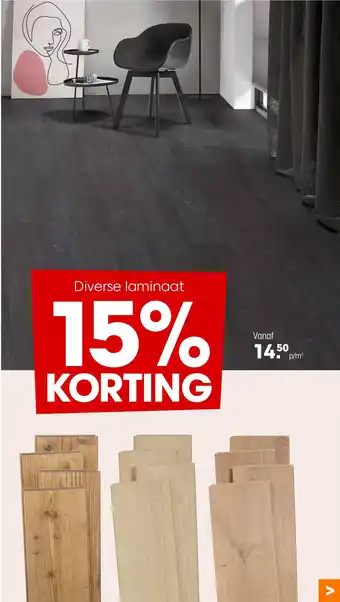 Kwantum Diverse laminaat aanbieding