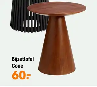 Kwantum Bijzettafel Cone aanbieding