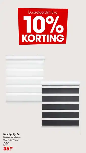Kwantum Duorolgordijn Eva Vanaf 60x175 cm aanbieding