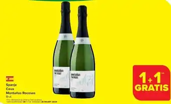 Carrefour Spanje Cava Montañas Rocosas aanbieding