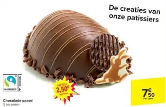 Carrefour Chocolade paasei aanbieding