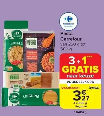 Carrefour Pasta Carrefour aanbieding