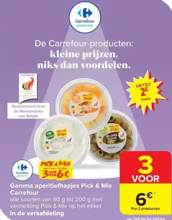 Carrefour Gamma aperitie apjes Pick & Mix Carrefour aanbieding