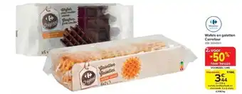 Carrefour Wafels en galetten Carrefour aanbieding