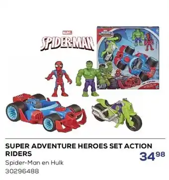 Supra Bazar SUPER ADVENTURE HEROES SET ACTION RIDERS aanbieding