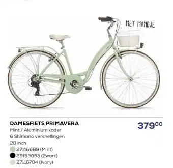 Supra Bazar DAMESFIETS PRIMAVERA aanbieding