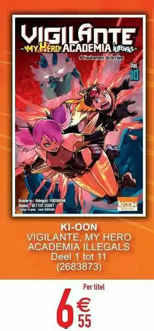 Ki-oon vigilante, my hero academia illegals