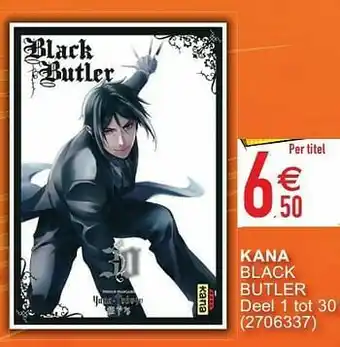 Cora Kana black butler aanbieding