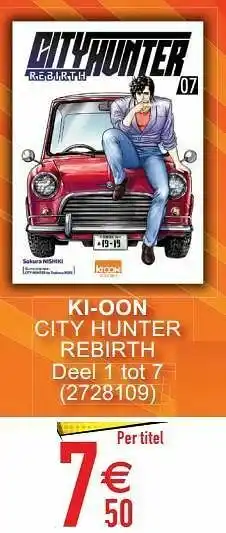 Cora Ki-oon city hunter rebirth aanbieding