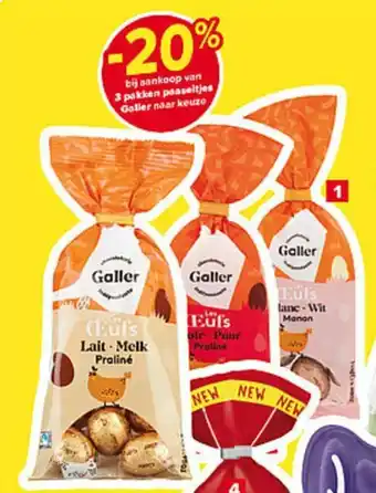 Carrefour Market Chocolade-eitjes Galler aanbieding