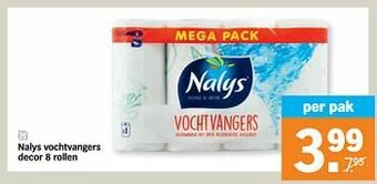Albert Heijn Nalys vochtvangers decor aanbieding
