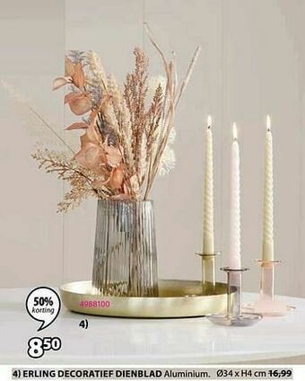 Jysk Erling decoratief dienblad aanbieding