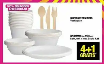 Bio wegwerpservies bestek van fsc-hout lepel vork of mes