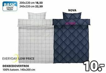 Jysk Dekbedovertrek nova aanbieding