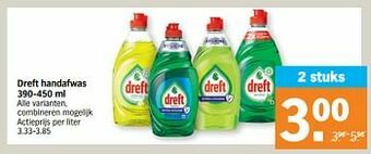 Albert Heijn Dreft handafwas aanbieding