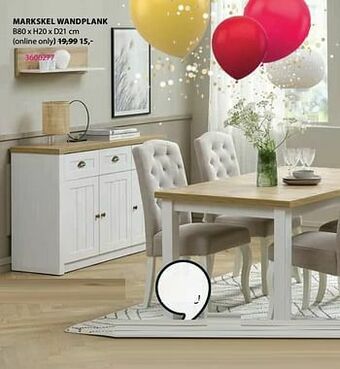 Jysk Markskel wandplank aanbieding
