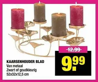 Kaarsenhouder blad