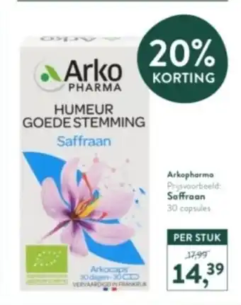 Holland & Barrett Arkopharma Saffraan aanbieding