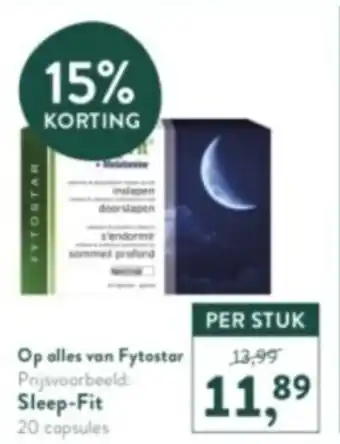 Holland & Barrett Fytostar Sleep-Fit 20 capsules aanbieding