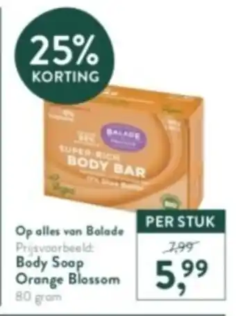 Balade Body Soap Orange Blossom 80 gram