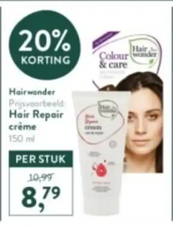 Holland & Barrett Hairwonder Hair Repair crème 150mL aanbieding