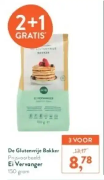 De Glutenvrije Bakker Ei Vervanger 150 gram