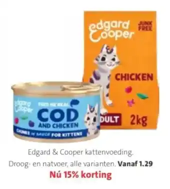 Intratuin Edgard & Cooper kattenvoeding. aanbieding