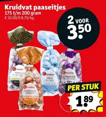 Kruidvat Paaseitjes 175 t/m 200 gram aanbieding