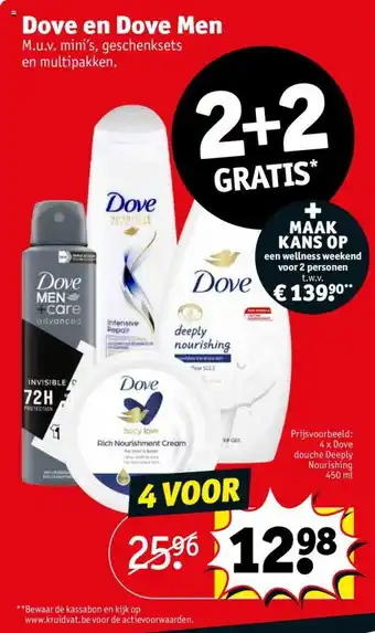 Kruidvat Dove en Dove Men aanbieding
