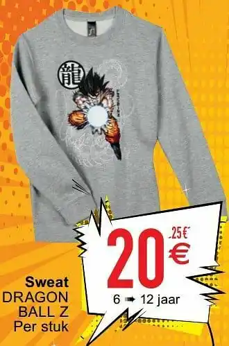 Cora Sweat dragon ball z aanbieding