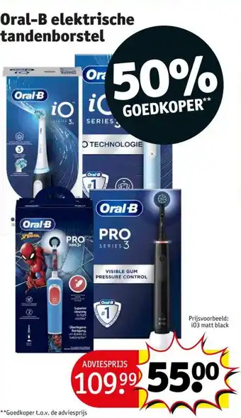 Kruidvat Oral-B elektrische tandenborstel aanbieding