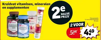 Kruidvat Vitaminen, mineralen en supplementen aanbieding