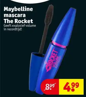 Kruidvat Maybelline mascara The Rocket aanbieding