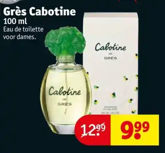 Kruidvat Grès Cabotine 100 ml aanbieding