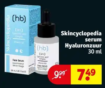 Kruidvat Skincyclopedia serum Hyaluronzuur 30 ml aanbieding