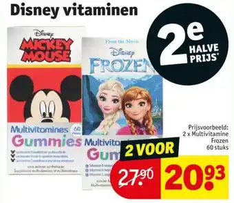 Kruidvat Disney vitaminen aanbieding