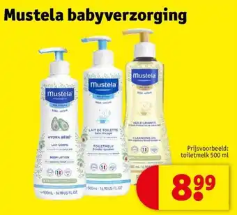 Kruidvat Mustela babyverzorging aanbieding