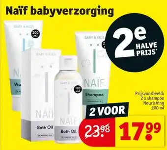 Kruidvat Naïf babyverzorging aanbieding