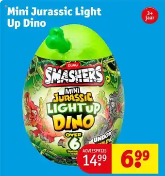 Kruidvat Mini Jurassic Light Up Dino aanbieding