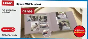 Kruidvat CEWE fotoboek aanbieding