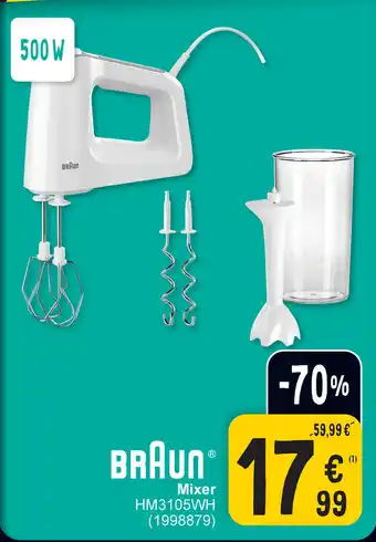 Cora BRAUN Mixer aanbieding
