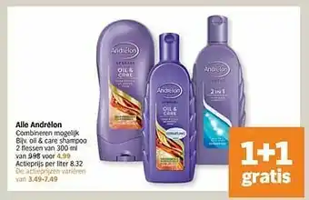 Albert Heijn Andrélon oil + care shampoo aanbieding