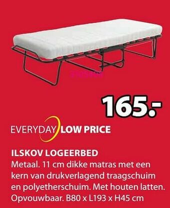 Jysk Ilskov logeerbed aanbieding