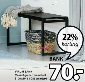 Jysk Virum bank aanbieding