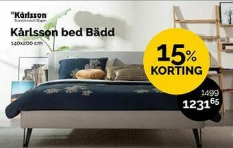 Beter Bed Kårlsson bed bädd aanbieding