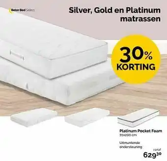 Matrassen platinum pocket foam