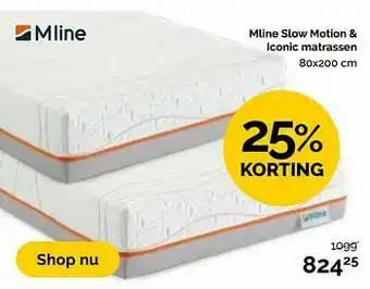 Beter Bed Mline slow motion + iconic matrassen aanbieding